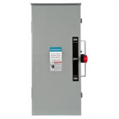 Siemens General Duty Double Throw 100 Amp 240-Volt 2-Pole Outdoor Non-Fusible Safety Switch - DTGNF223NR