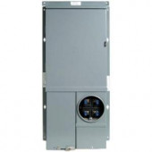 SquareD Homeline 200 Amp 12-Space 12-Circuit Combination Meter Socket and Main Lug Load Center - SC12L200F