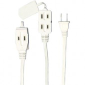 Axis 6 ft. 3-Outlet Indoor Extension Cord - White - 45502