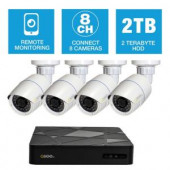 Q-SEE Freedom Series 8-Channel 1080p 2TB Network Video Recorder with (4) 1080p Bullet Cameras and 100 ft. Night Vision - QT868-4BC-2