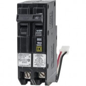 SquareD QO 40 Amp 1.5 in. Two-Pole ILC Power Link Circuit Breaker - QO240PLILC