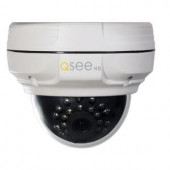 Q-SEE Wired 1080p Indoor/Outdoor IP Dome Camera with Fixed Lens and 80 ft. Night Vision - QTN8038D