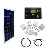 GrapeSolar 100-Watt Basic Off-Grid Polycrystalline Silicon Panel Kit - GS-100-BASIC