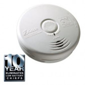 Kidde Worry Free 10-Year Kitchen Sealed Lithium Battery Operated Combination Smoke and Carbon Monoxide Alarm - P3010K-CO