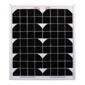 Ramsond 10-Watt 12-Volt Monocrystalline PV Solar Panel - SP-10