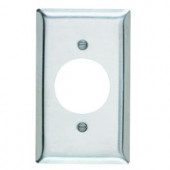 Pass&Seymour 1-Gang 1 Power Outlet Wall Plate - Stainless Steel - SL720CC10