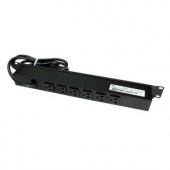 Wiremold 15 ft. 6-Outlet 15-Amp Rackmount Computer Grade Surge Strip with Lighted On/Off Switch - R5BZ-15