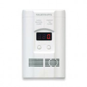Kidde Plug-In Combination Explosive Gas/Carbon Monoxide Alarm Detector with Battery Back-up - KN-COEG-3