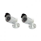 LaView Wired 600 TVL Indoor/Outdoor Bullet Security Camera with Night Vision (2-Pack) - LV-KAC2C