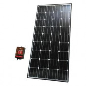Ecowareness 165-Watt Monocrystalline Silicon Solar Panel for 12-Volt Charging - 50160
