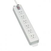 TrippLite Protect It! 15 ft. Cord with 6 Outlet Strip and 15 Amp Circuit Breaker - TLM615NC