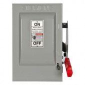 Siemens Heavy Duty 30 Amp 600-Volt 3-Pole Indoor Non-Fusible Safety Switch - HNF361