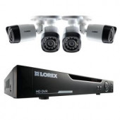 Lorex 4-Channel High Definition 720p Surveillance System with 1TB HDD and 4 Bullet Cameras - LHV10041TC4