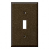 CreativeAccents Steel 1 Toggle Wall Plate - Bronze - 9TBZ101