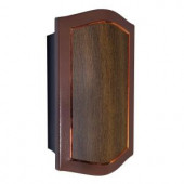 IQAmerica Designer Series Wired/Wireless Door Chime with Mahogany and Oil-Rubbed Bronze Cover - PC-7210