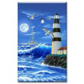 ArtPlates Lighthouse at Night Blank Wall Plate - BLS-661