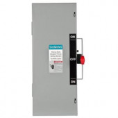 Siemens Double Throw 30 Amp 600-Volt 3-Pole Indoor Non-Fusible Safety Switch - DTNF361