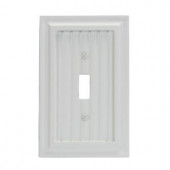 Amerelle Cottage 1 Toggle Wall Plate - White - 179TW