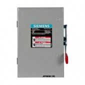 Siemens General Duty 30-Amp 240-Volt Double-Pole Indoor Fusible Safety Switch with Neutral - LF211NU