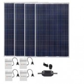 GrapeSolar 1,060-Watt Expandable Poly-Crystalline PV Grid-Tied Solar Power Kit - GS-1060-KIT