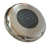 Sunforce Stainless Steel Solar Vent with Light - 81300