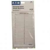 Eaton Load Center Circuit Directory (2-Pack) - CKTDIR