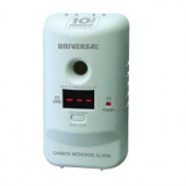 UniversalSecurityInstruments 10-Year Sealed Battery-Operated Carbon Monoxide Smart Alarm with Display Screen - MCD305SB
