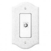 CreativeAccents Steel 1 Video Wall Plate - Silver Steel - 9VSL117VC