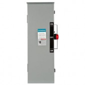 Siemens Double Throw 30 Amp 240-Volt 3-Pole Outdoor Fusible Safety Switch - DTF321R