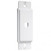 HubBellTayMac Masque 5000 Telephone Adapter Plate - White - AD90W