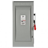 Siemens Heavy Duty 100 Amp 600-Volt 2-Pole Outdoor Fusible Safety Switch - HF263R