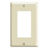 Leviton Decora 1-Gang GFCI Device Wall Plate, Ivory (10-Pack) - M25-80401-IMP