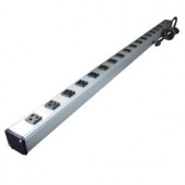 Wiremold 15 ft. 16-Outlet Industrial Power Strip with Lighted On/Off Switch - UL402BD