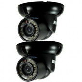 Revo Wired 700 TVL Indoor/Outdoor Mini Turret Surveillance Camera with BNC Conversion Kit (2-Pack) - RCTS30-3BNDL2N