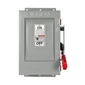 Siemens Heavy Duty 30 Amp 600-Volt 3-Pole Type 12 Non-Fusible Safety Switch - HNF361J