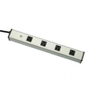 Wiremold 6 ft. 4-Outlet Rotating Compact Power Strip - UL1090BC