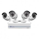 Swann 4-Channel Professional Security System 720p Network Video Recorder and 4 x HD Cameras - SWNVK-470854-US