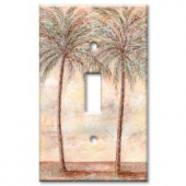 ArtPlates Palm Trees Oversize 1 Wall Plate - OVS-379