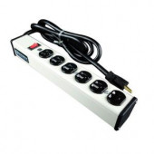 Wiremold 6 ft. 6-Outlet 20-Amp Compact Power Strip - ULB620-6
