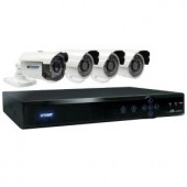 KGUARDSecurity Aurora 8-Channel 960H Cloud Surveillance System with 1TB HDD (1) 800TVL Auto Tracking and (3) 700TVL Camera - Aurora AR821-CKT001-1TB