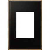 Legrandadorne 1-Gang 3 Module Wall Plate with Beaded Border - Oil Rubbed Bronze - AWC1G3OB4