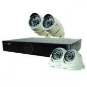 Revo Genesis HD 4-Channel 1TB NVR Surveillance System with (4) 1080p 2MP Cameras - RG41D2CB2C-1T