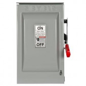 Siemens Heavy Duty 60 Amp 600-Volt 2-Pole Outdoor Fusible Safety Switch - HNF262R