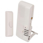 SafetyTechnologyInternational Wireless Door Bell Button Alert with Voice Receiver - STI-V34600