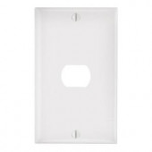 Pass&Seymour 1 Gang Despard 1 Toggle Switch Wall Plate - White - K1W