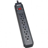 TrippLite Protect It! 6 ft. Cord with 6-Outlet Strip - TLP606B