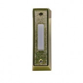 IQAmerica Wired Lighted Doorbell Push Button - Plastic Brass - DP-1109A