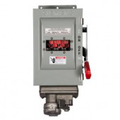 Siemens Heavy Duty 30 Amp 600-Volt 3-Pole Type 12 Non-Fusible Safety Switch with Receptacle and Window - HNF361JCHW