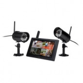 ALC Observer Touchscreen Surveillance System with 2 Outdoor Cameras and 7 in. Monitor - AWS2155