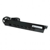 Wiremold 6 ft. 6-Outlet Rackmount Computer Grade Surge Strip with Lighted On/Off Switch - R5BZ